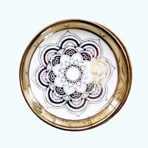 Assiette De Noel Fleur Mandala 1
