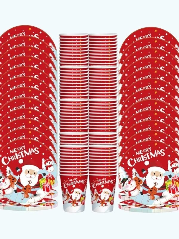 Assiette De Noel Jetable 1