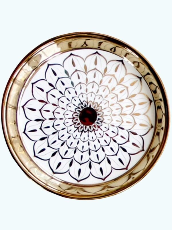 Assiette De Noel Rosace 1