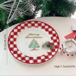 Assiette De Noel Rouge 1
