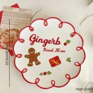 Assiette De Noel Rouge