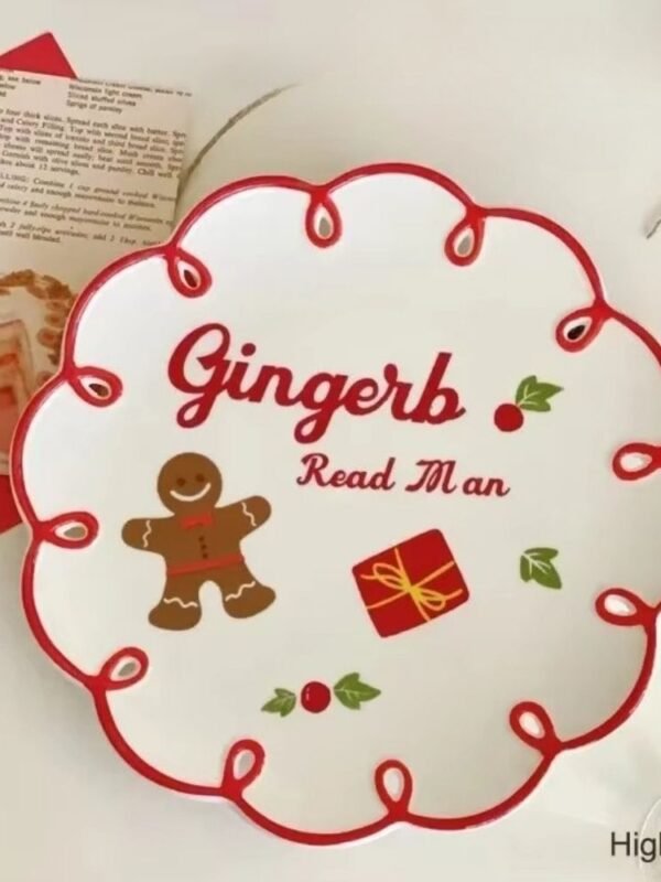 Assiette De Noel Rouge