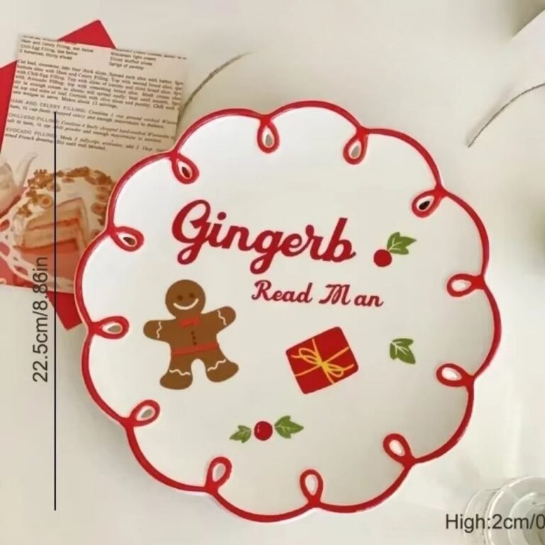Assiette De Noel Rouge
