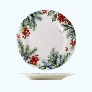 Assiette De Noel Verte 1