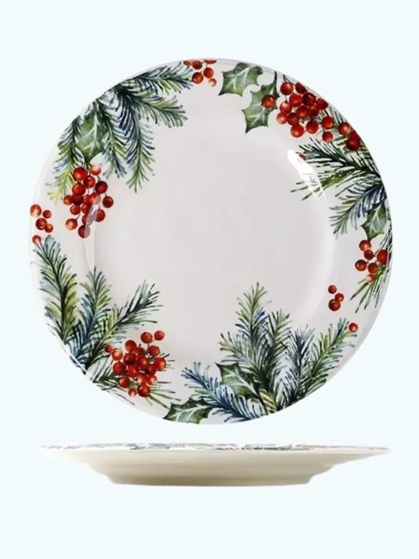 Assiette De Noel Verte 1