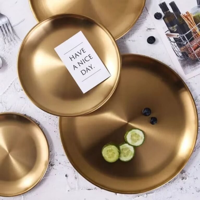Assiette Doree De Noel 2