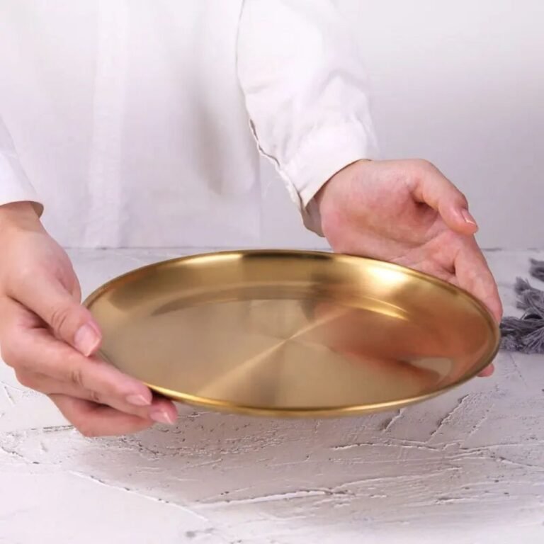 Assiette Doree De Noel 3