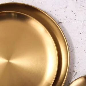 Assiette Doree De Noel