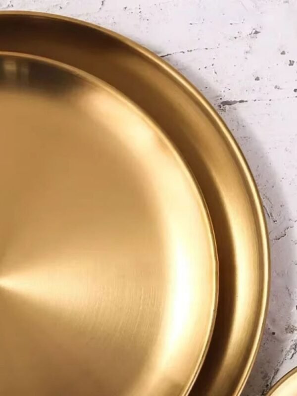Assiette Doree De Noel