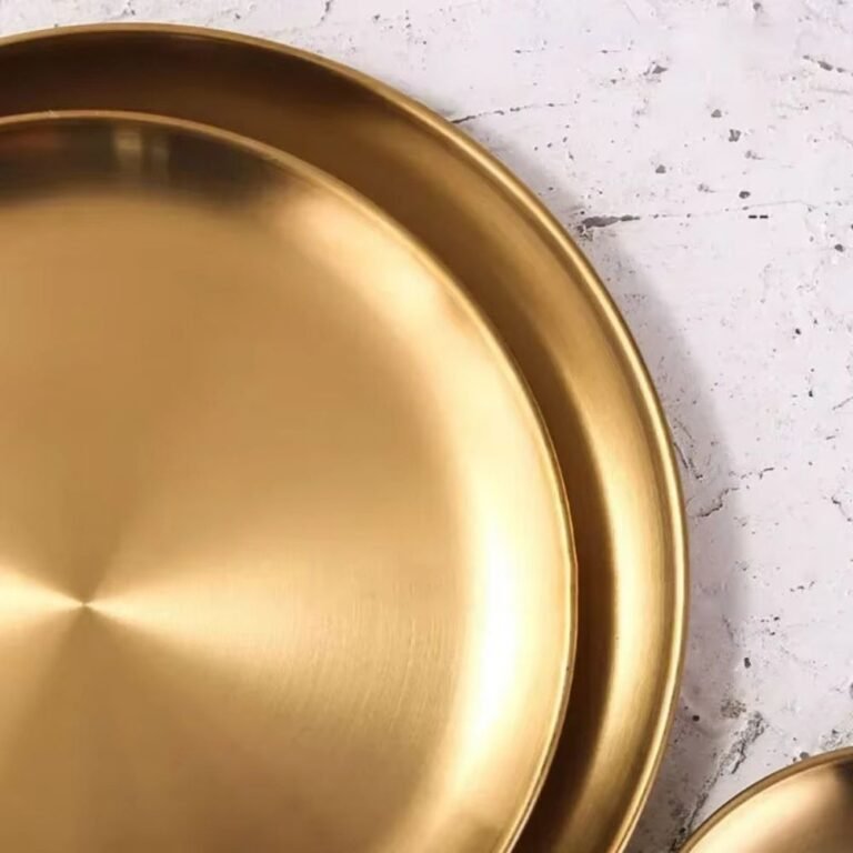 Assiette Doree De Noel