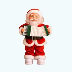 Automate Pere Noel Musical Accordeon