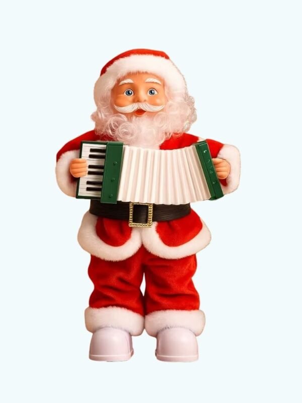 Automate Pere Noel Musical Accordeon