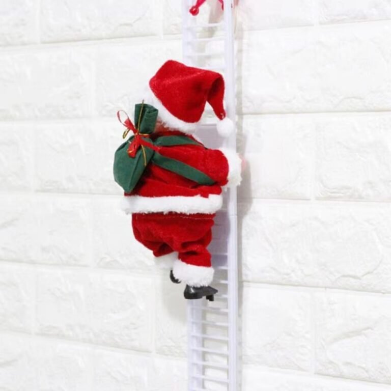 Automate Pere Noel Qui Monte Et Descend Echelle 3