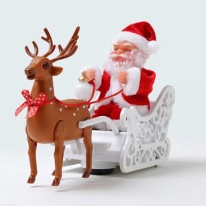 Automate Pere Noel Traineau Et Renne