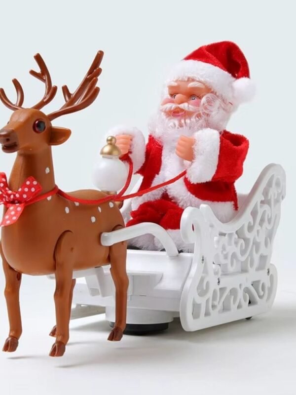 Automate Pere Noel Traineau Et Renne