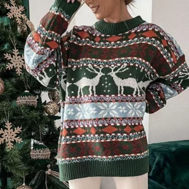 Beau Pull De Noel Femme 10