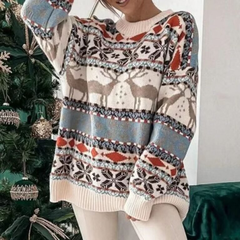 Beau Pull De Noel Femme 2