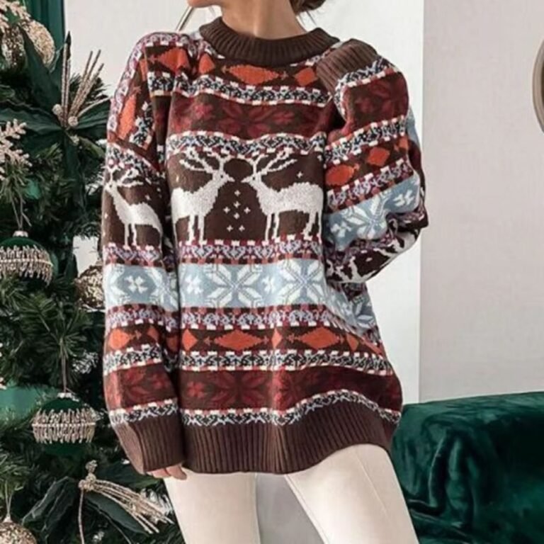 Beau Pull De Noel Femme 8