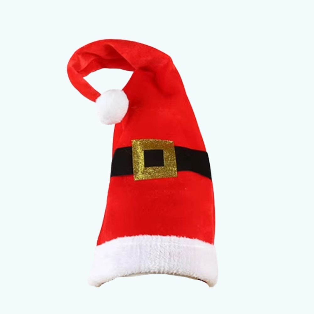 Bonnet de Noel Grinch : polaire rouge avec bordure en fourrure verte - France