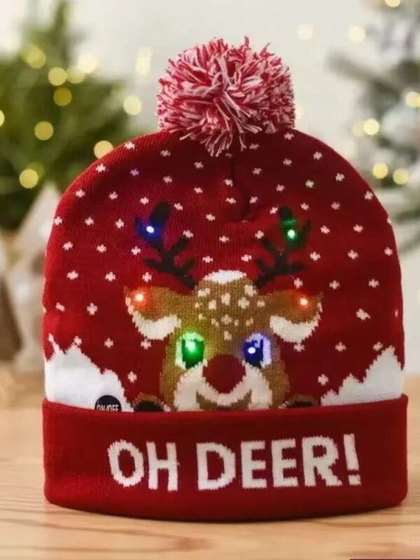 Bonnet De Noel Clignotant