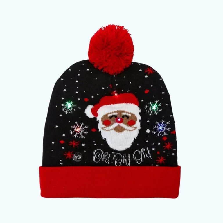 Bonnet De Noel Lumineux 4