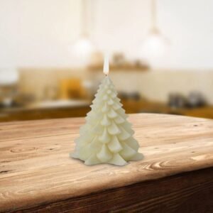Bougie De Noel Sapin Blanc 1