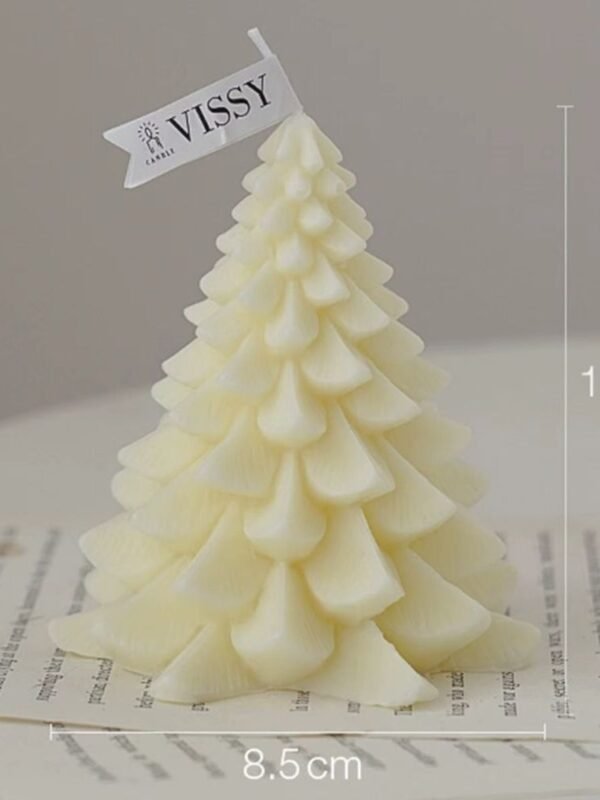 Bougie De Noel Sapin Blanc