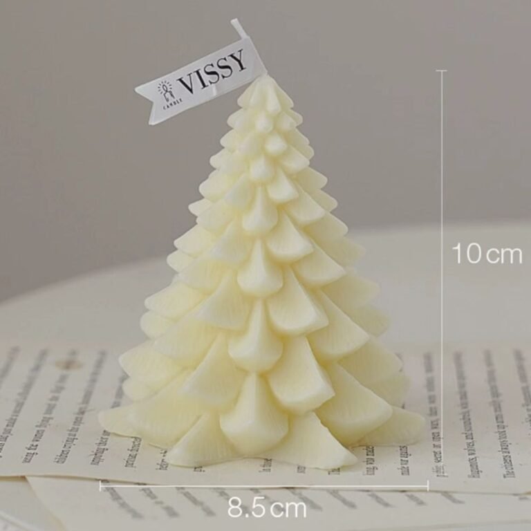 Bougie De Noel Sapin Blanc