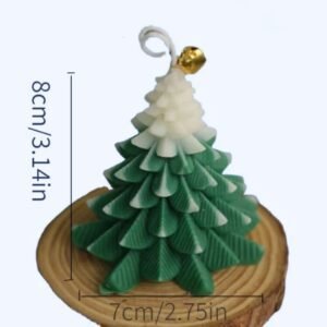 Bougie De Noel Sapin Vert Fonce 3