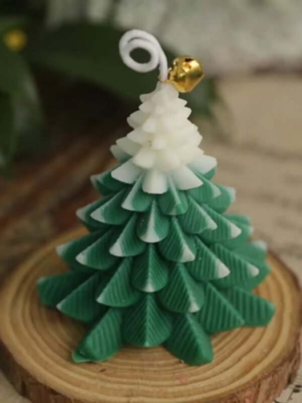 Bougie De Noel Sapin Vert Fonce
