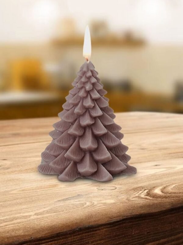 Bougie De Noel Sapin Violet