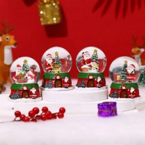 Boule A Neige Lumineuse Sapin 2