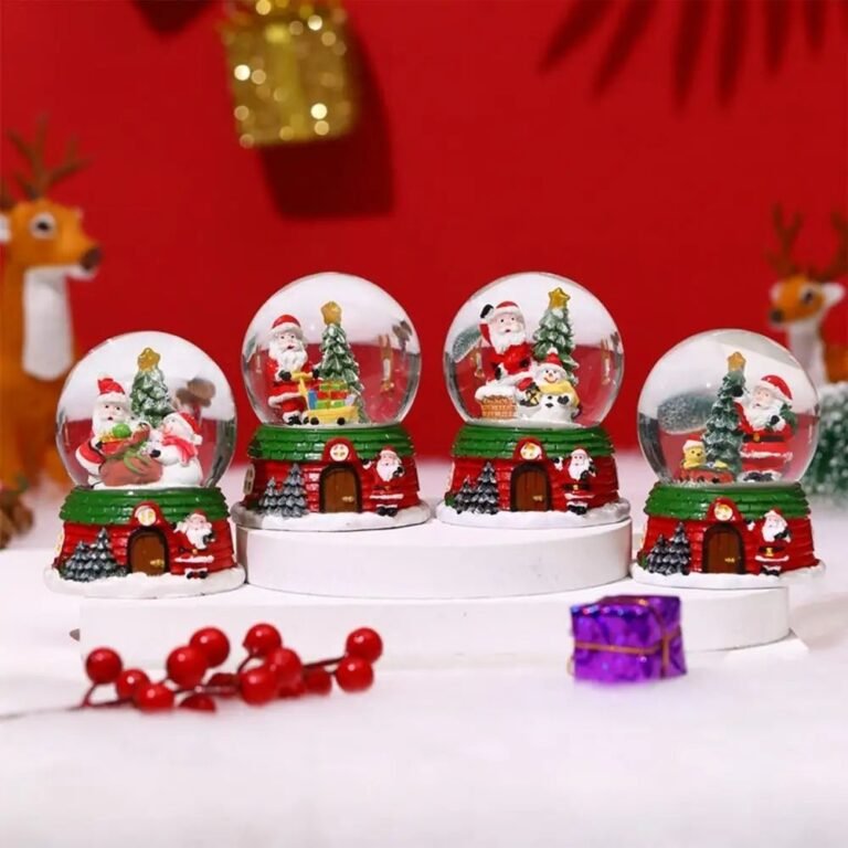 Boule A Neige Lumineuse Sapin 2