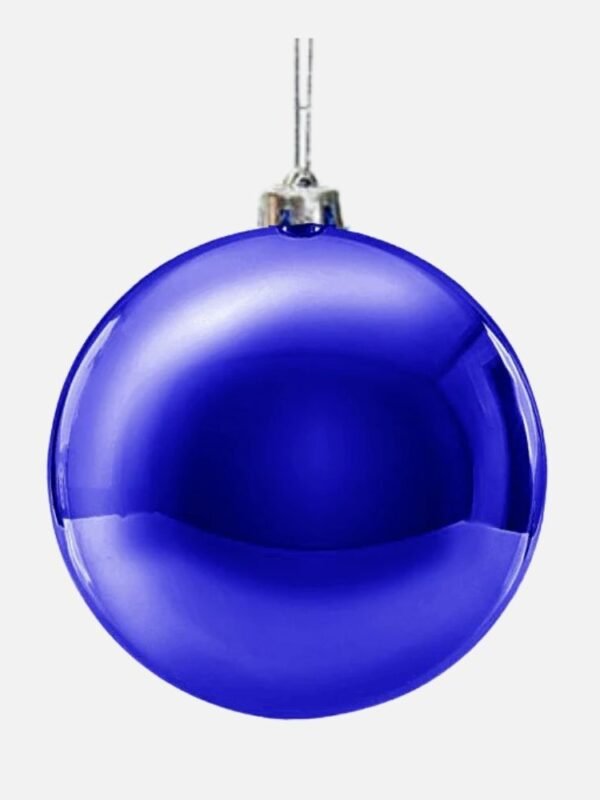 Boule De Noel Brillante Xxl Bleu Fonce