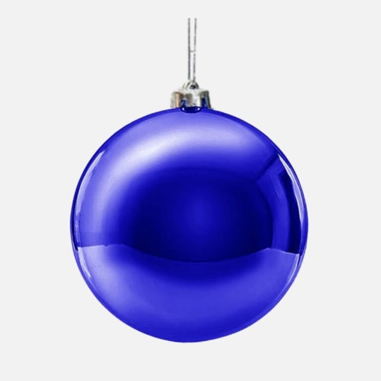 Boule De Noel Brillante Xxl Bleu Fonce