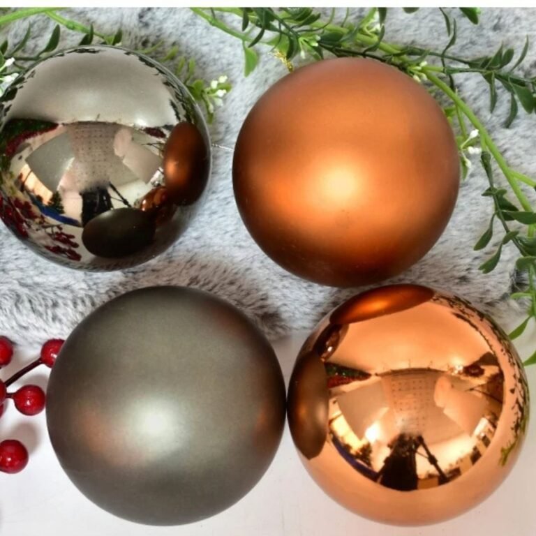 Boule De Noel Brillante Xxl Cuivree 4