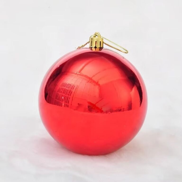 Boule De Noel Brillante Xxl Rouge 2