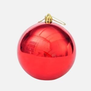 Boule De Noel Brillante Xxl Rouge