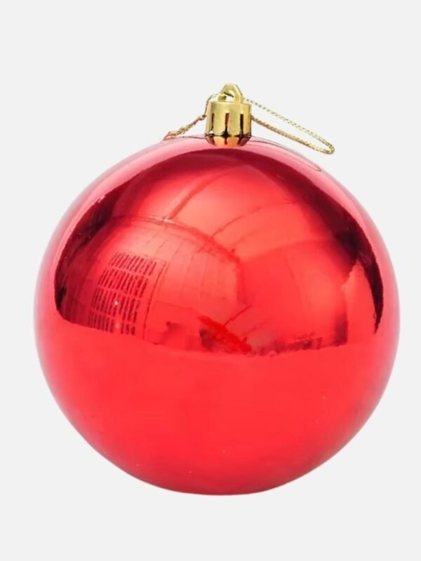 Boule De Noel Brillante Xxl Rouge