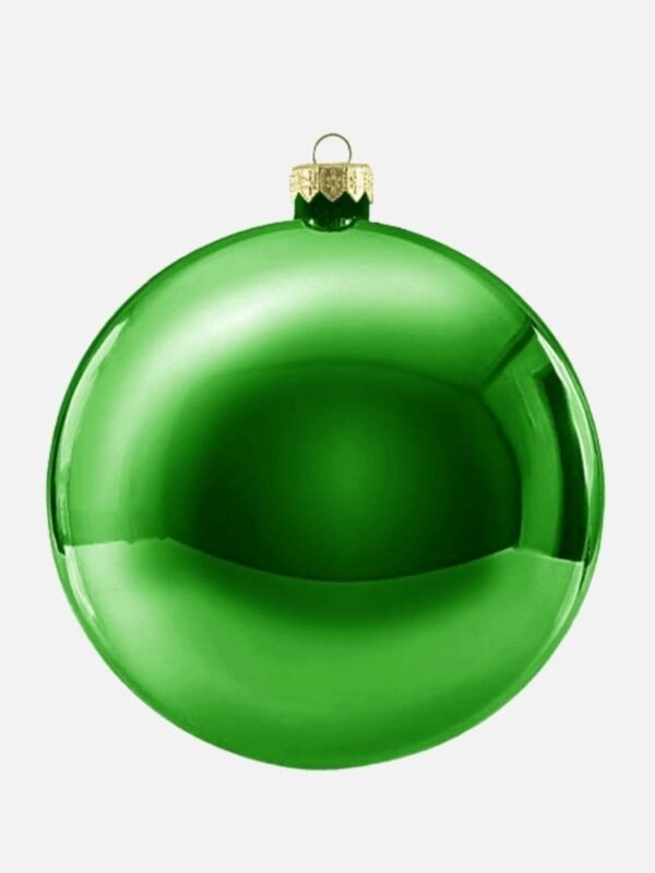 Boule De Noel Brillante Xxl Verte Foncee 1
