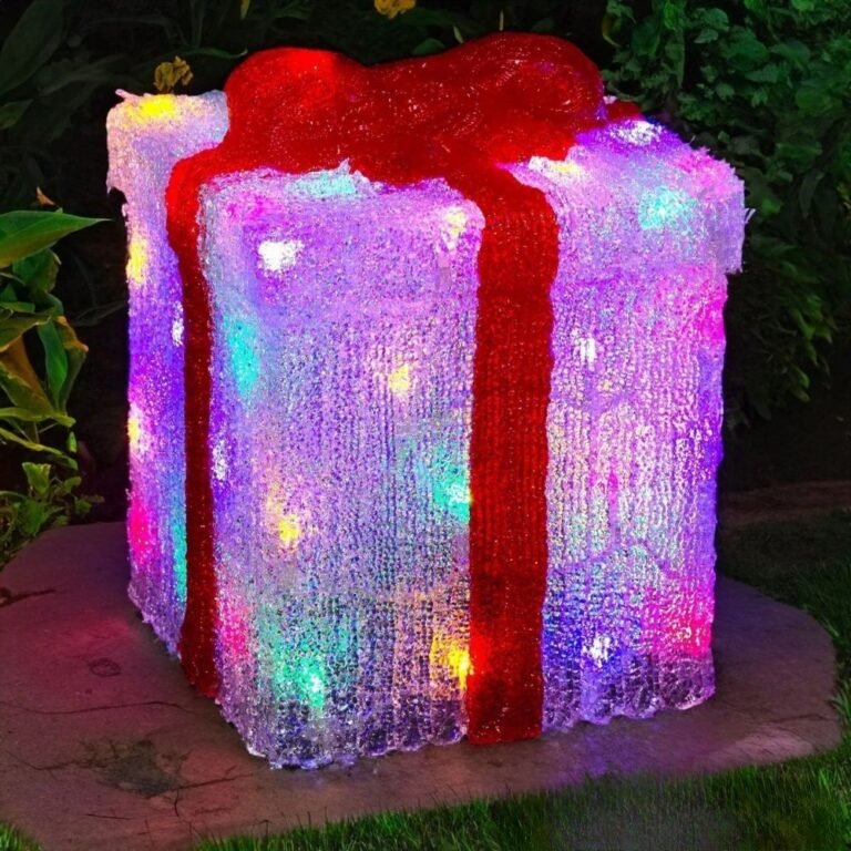 Cadeau Led Multicolore En Acrylique 1