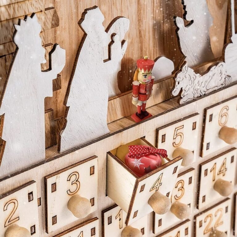 Calendrier De Lavent Creche Led 5