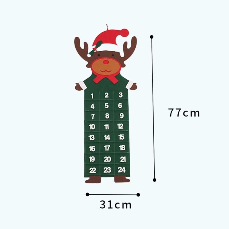 Calendrier De Lavent Renne En Feutrine 1