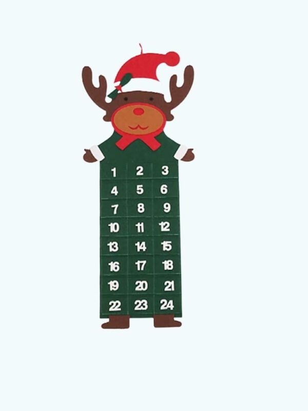 Calendrier De Lavent Renne En Feutrine