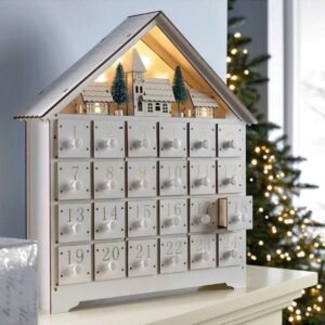 Calendrier De Lavent Sur Mesure Maison Avec Lumiere Led