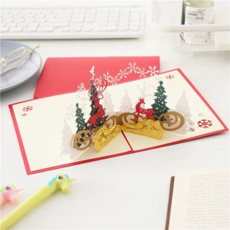 Carte De Noel 3d Decor De Noel