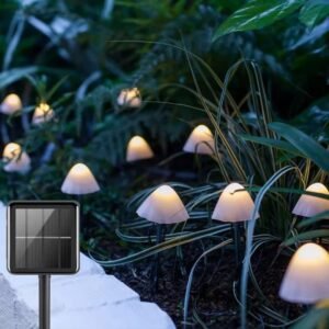 Champignons Lumineux Noel Guirlande Led 1