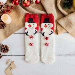 Chaussettes De Noel Bonhomme De Neige 1