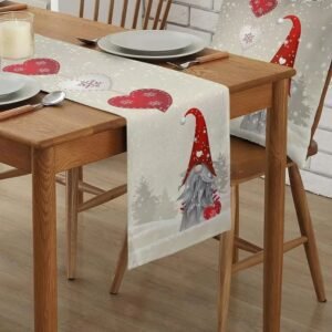 Chemin De Table Noel Blanc