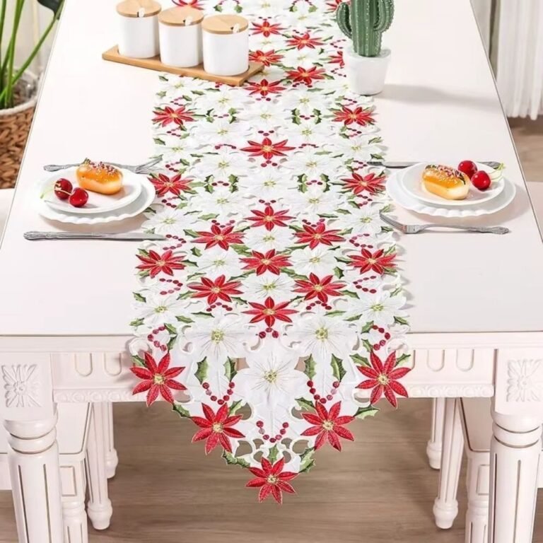 Chemin De Table Noel Brode 1